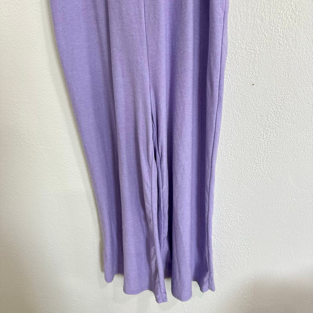 Beyond Yoga Featherweight Hang Loose Jumpsuit Lilac Lounge Wide Leg Size Large - Picture 4 of 7